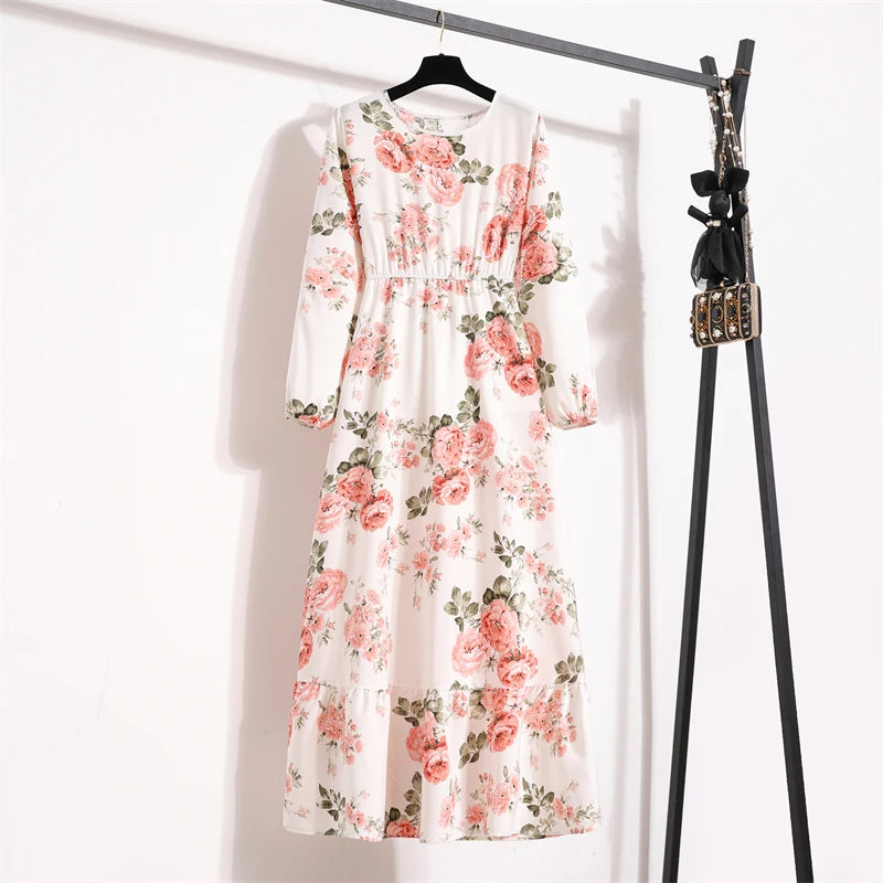 Raisa | Women’s Floral Dress with Button Front