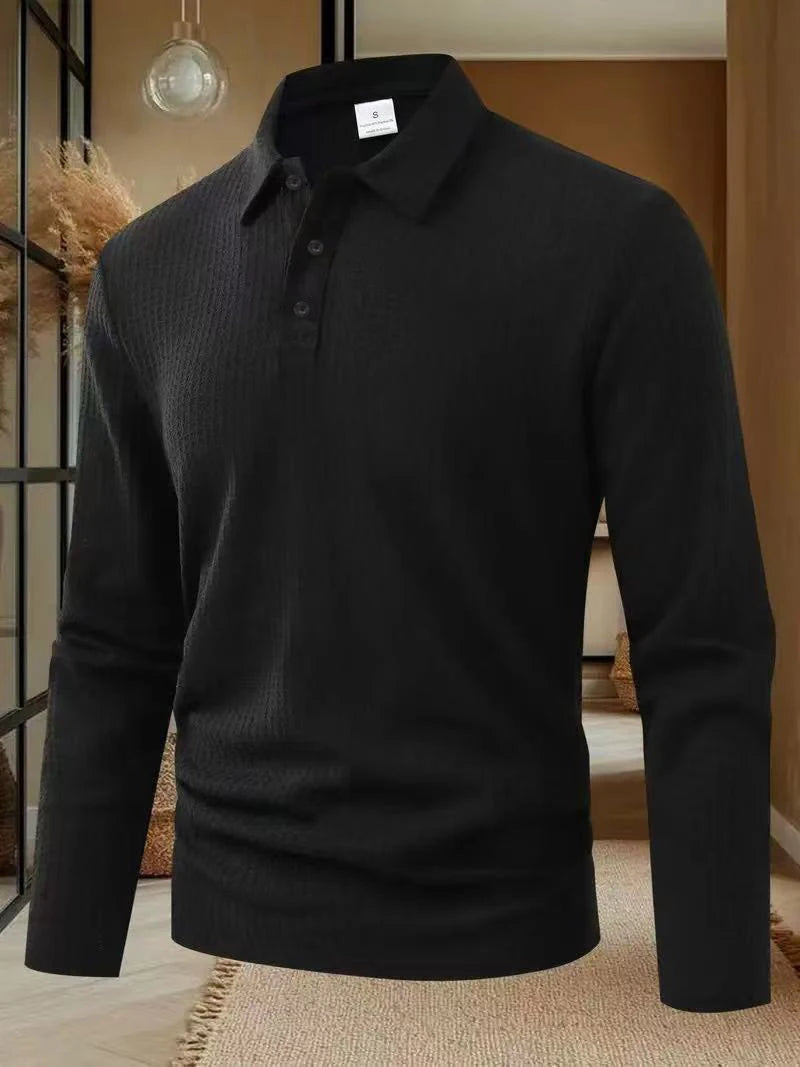 Trent | Men’s Long Sleeve Polo Shirt for Polished Casual Style