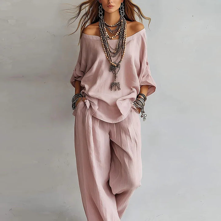 Delia | Women’s Two-Piece Set designed for Relaxed Styling