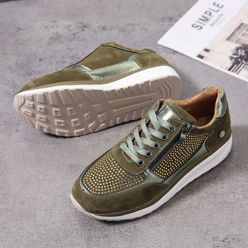 Mikka | Women’s Lace-Up Trainers for Everyday Support