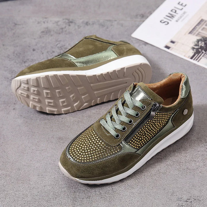 Mikka | Women’s Lace-Up Trainers for Everyday Support