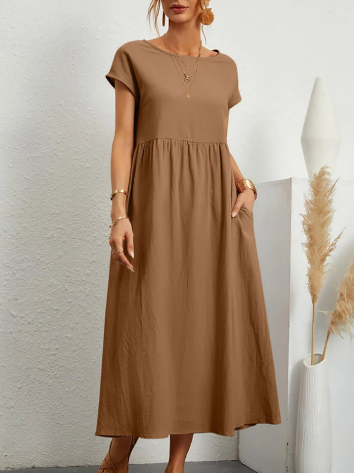 Larissa | Women’s Maxi Dress in a Soft Gathered Silhouette