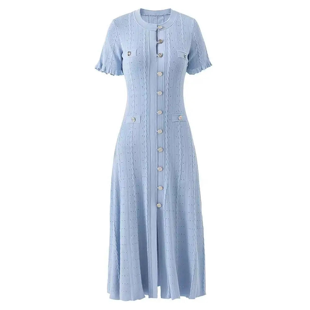 Orla | Women’s Button Front Midi Dress for Everyday Elegance