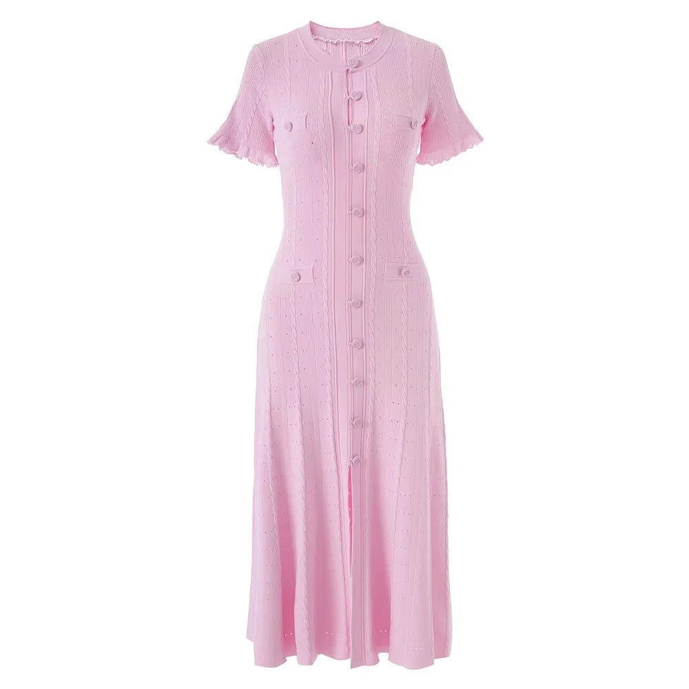 Orla | Women’s Button Front Midi Dress for Everyday Elegance