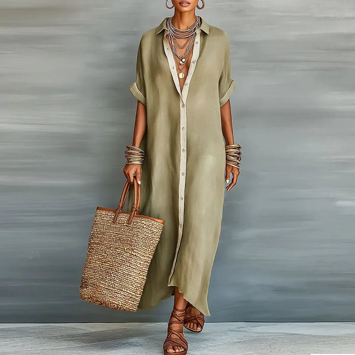 Zelda | Women’s Shirt Dress designed for Casual Warm-Day Outfits