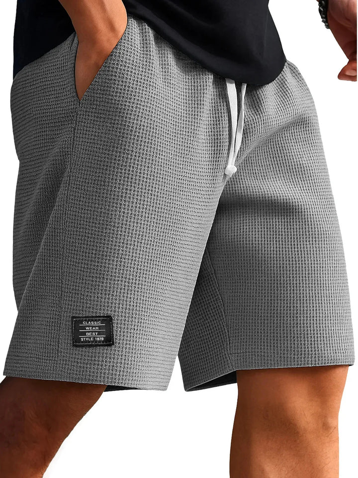 Rocco | Men’s Drawstring Shorts featuring Pattern Detail