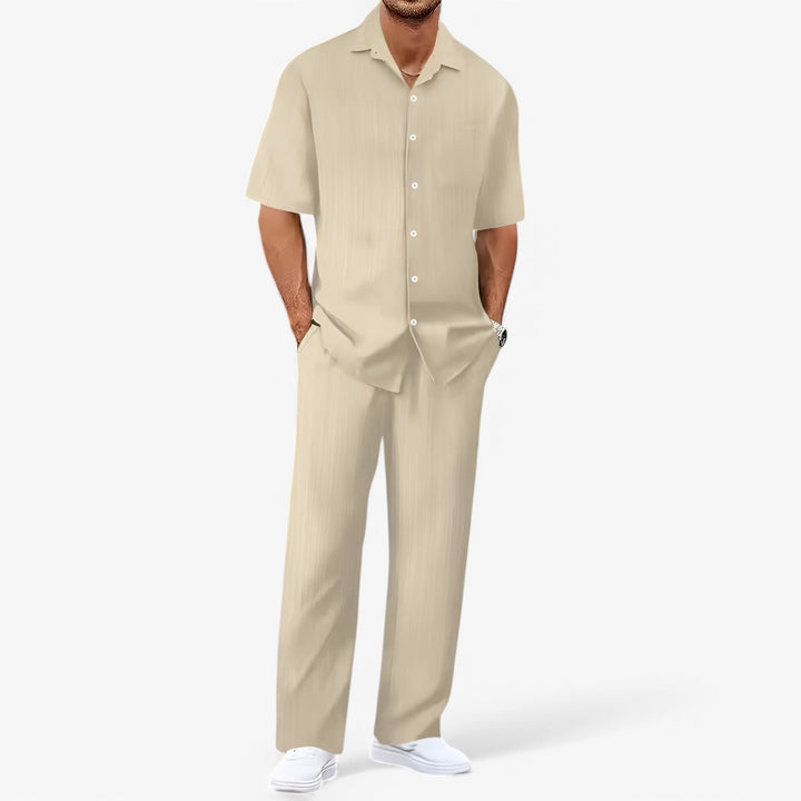 Elric | Men’s Two-Piece Set designed for easy summer outfit
