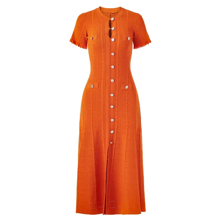 Orla | Women’s Button Front Midi Dress for Everyday Elegance