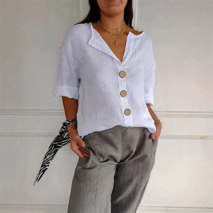 Ravenna | Women’s Button-Front Blouse in a Relaxed Fit