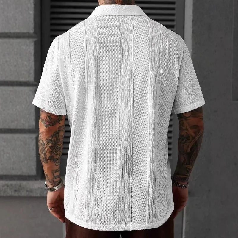 Ellis | Men’s Short Sleeve Shirt for Relaxed Refined Looks