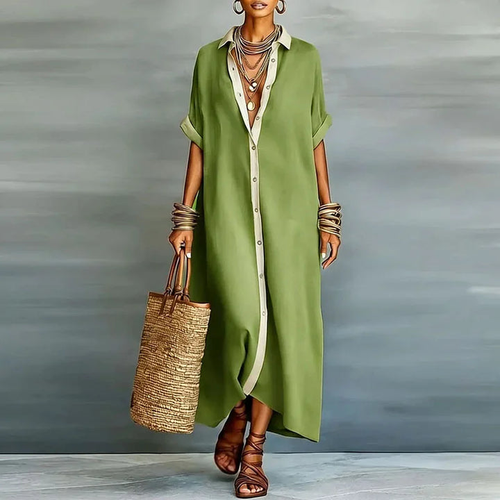 Zelda | Women’s Shirt Dress designed for Casual Warm-Day Outfits