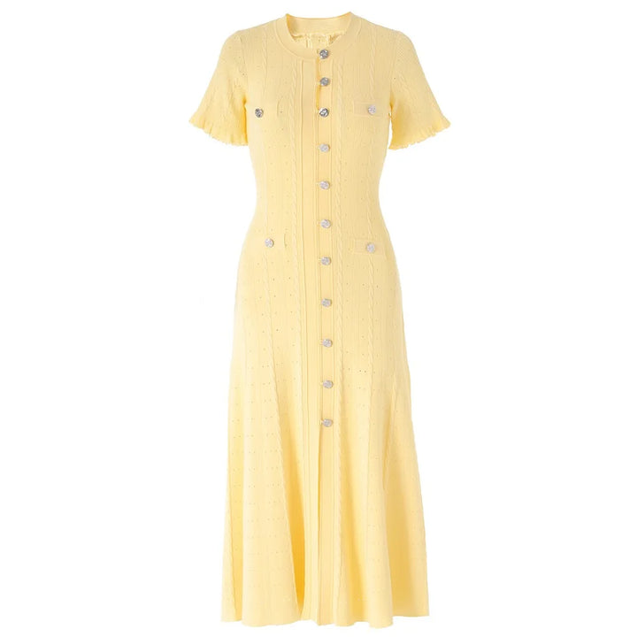 Orla | Women’s Button Front Midi Dress for Everyday Elegance