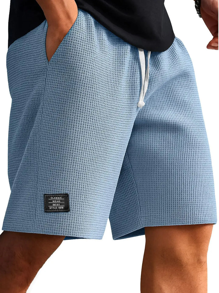 Rocco | Men’s Drawstring Shorts featuring Pattern Detail