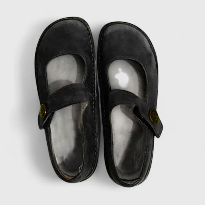 Blythe | Women’s Mary Jane Flats featuring Strap Finish