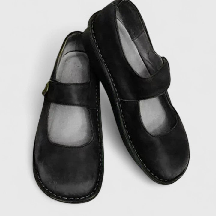 Blythe | Women’s Mary Jane Flats featuring Strap Finish