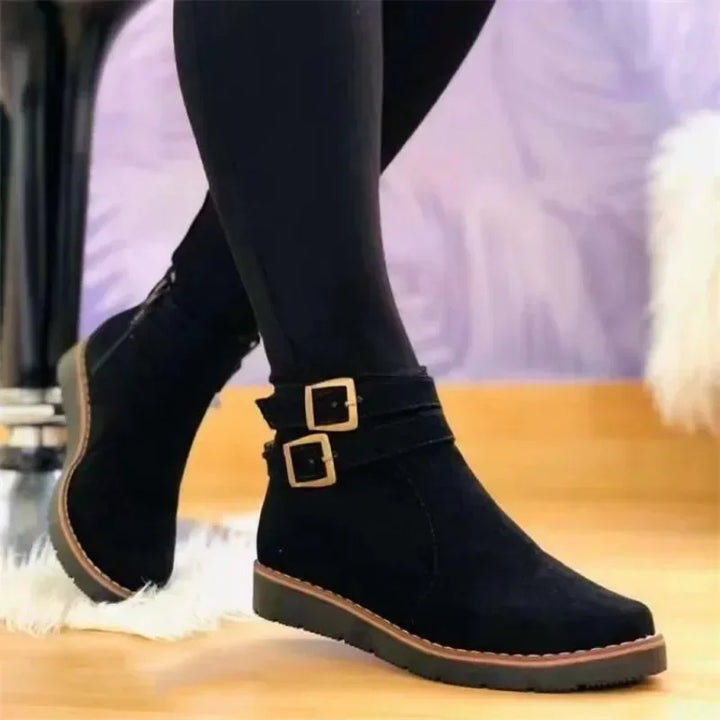 Zynelle | Women’s Ankle Boots featuring two-strap feature