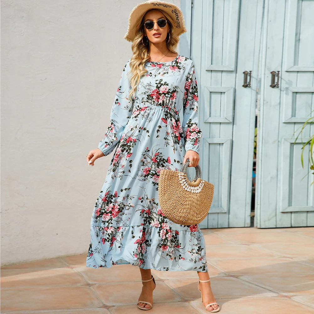 Priscilla | Women’s Maxi Dress featuring a Print of Florals