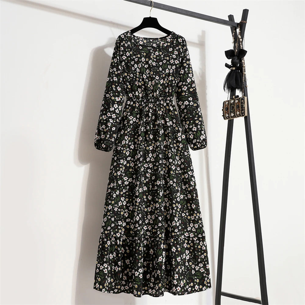 Raisa | Women’s Floral Dress with Button Front