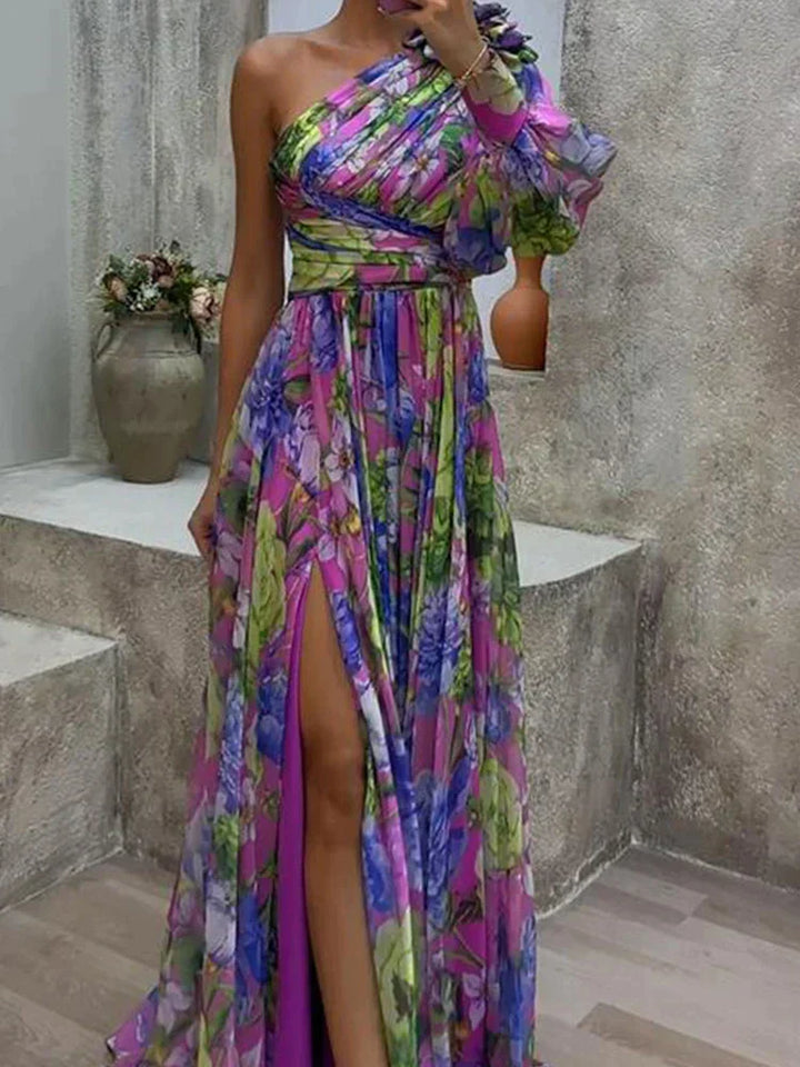 Zaria | Women’s Maxi Dress with One Shoulder Design