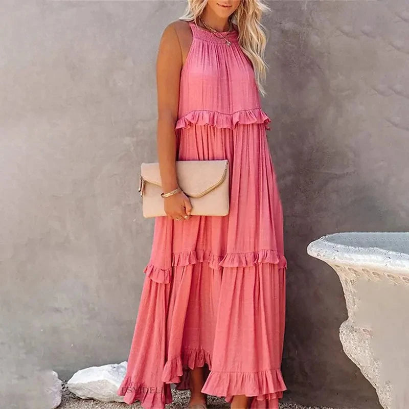 Chelsea | Women’s Sleeveless Maxi Dress for Casual Sunny-Day Outfits