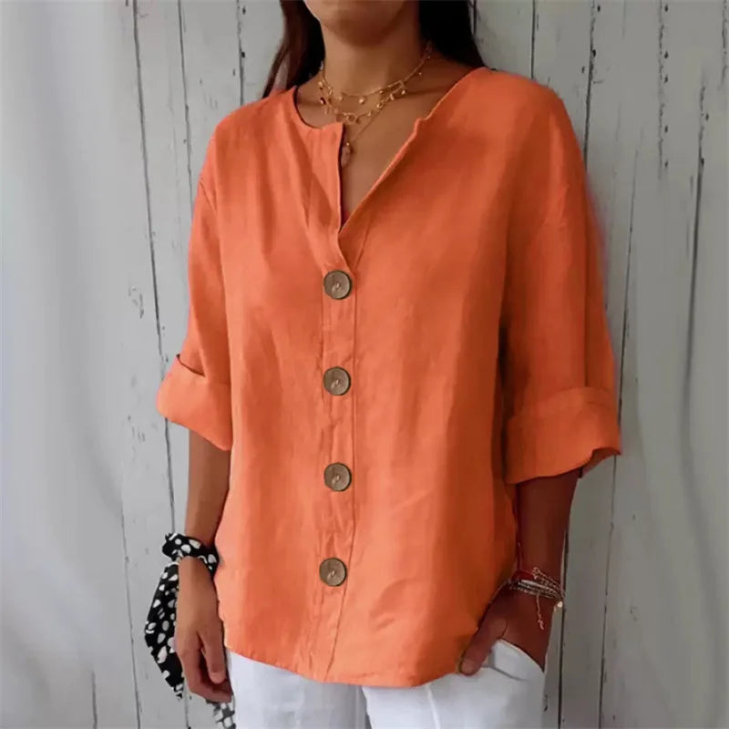 Ravenna | Women’s Button-Front Blouse in a Relaxed Fit