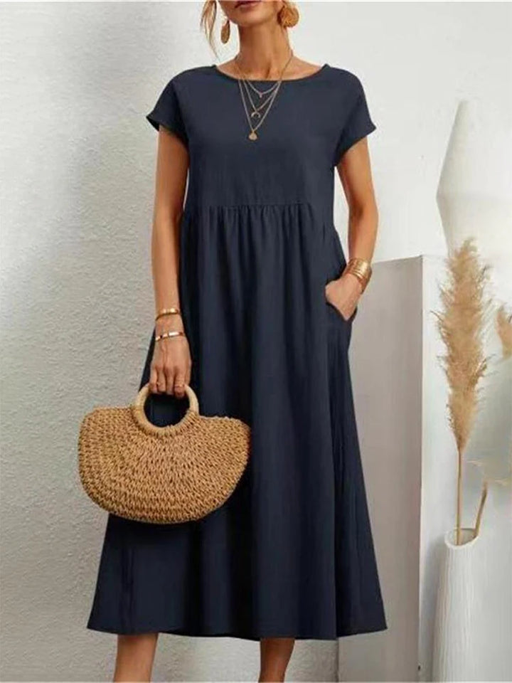 Larissa | Women’s Maxi Dress in a Soft Gathered Silhouette