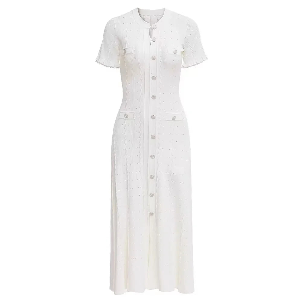 Orla | Women’s Button Front Midi Dress for Everyday Elegance