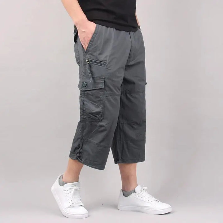 Jaxon | Men’s Cargo Trousers in a Cropped Utility Style