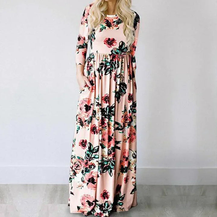 Josephine | Women’s Floral Maxi Dress designed for Elegant Daywear