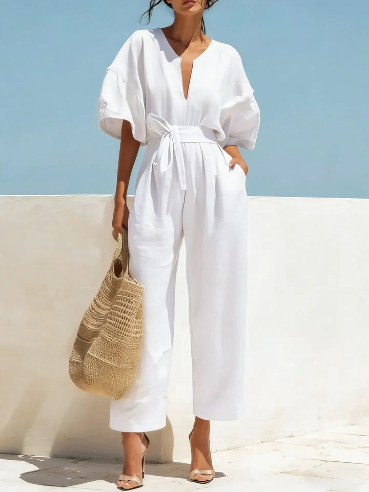 Aurette | Women’s Belted Jumpsuit for Relaxed Daywear