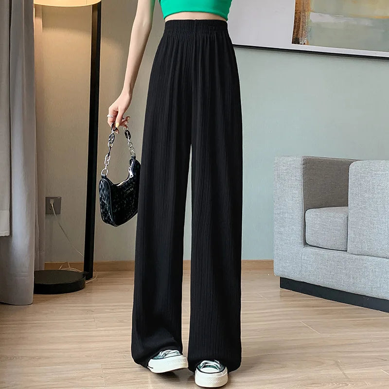 Angeline | Women’s Wide-Leg Trousers designed for Soft Casual Comfort