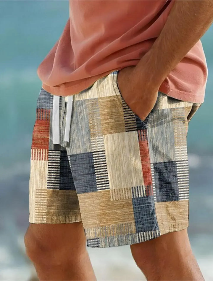 Preston | Men’s Patchwork Shorts for Off-Duty Seasonal Pieces