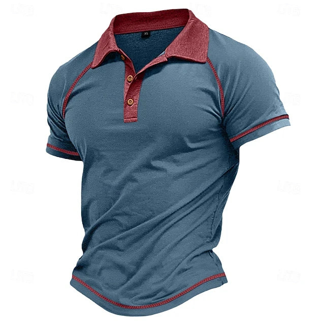 Kurt | Men’s Contrast-Trim Polo Shirt in a Defined Silhouette