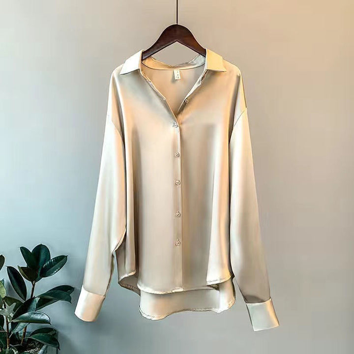 Lurevia | Women’s Button-Up Shirt with effortless flow and movement