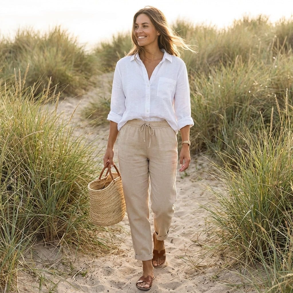 Serena | Women's Stretch Waist Trousers