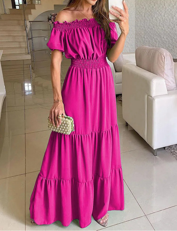 Edith | Women’s Off Shoulder Maxi Dress for Summer Occasions