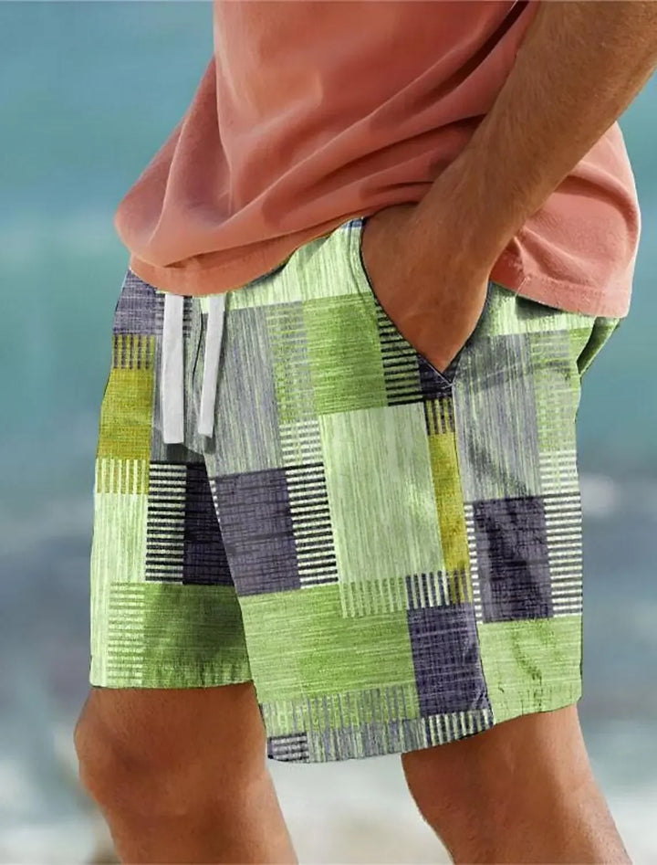 Preston | Men’s Patchwork Shorts for Off-Duty Seasonal Pieces