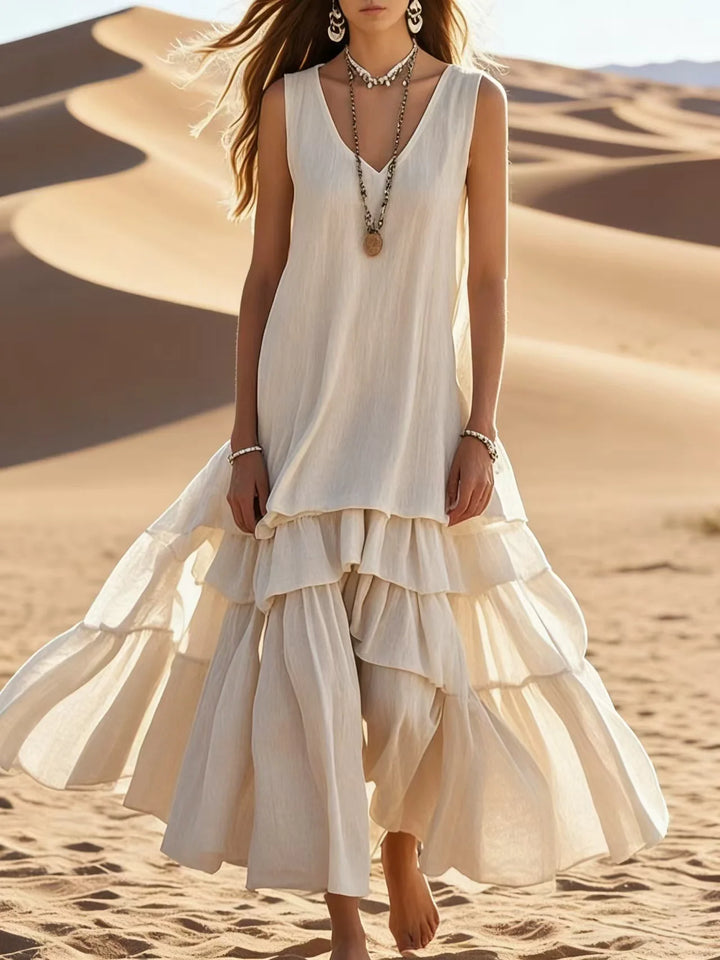 Bonnie | Women’s Sleeveless Maxi Dress for Relaxed Holiday Dressing