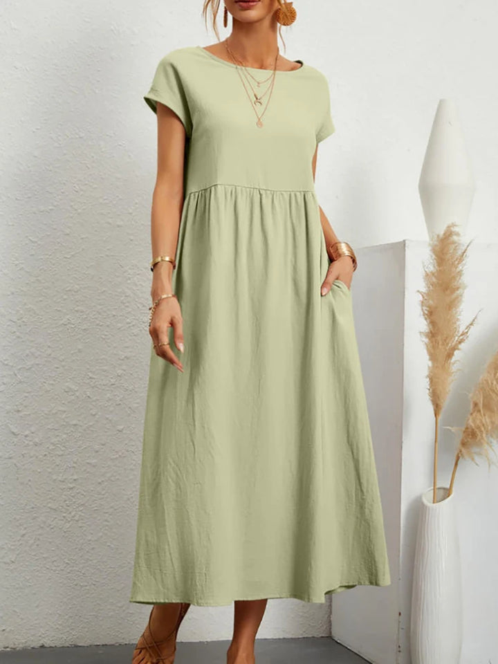 Larissa | Women’s Maxi Dress in a Soft Gathered Silhouette