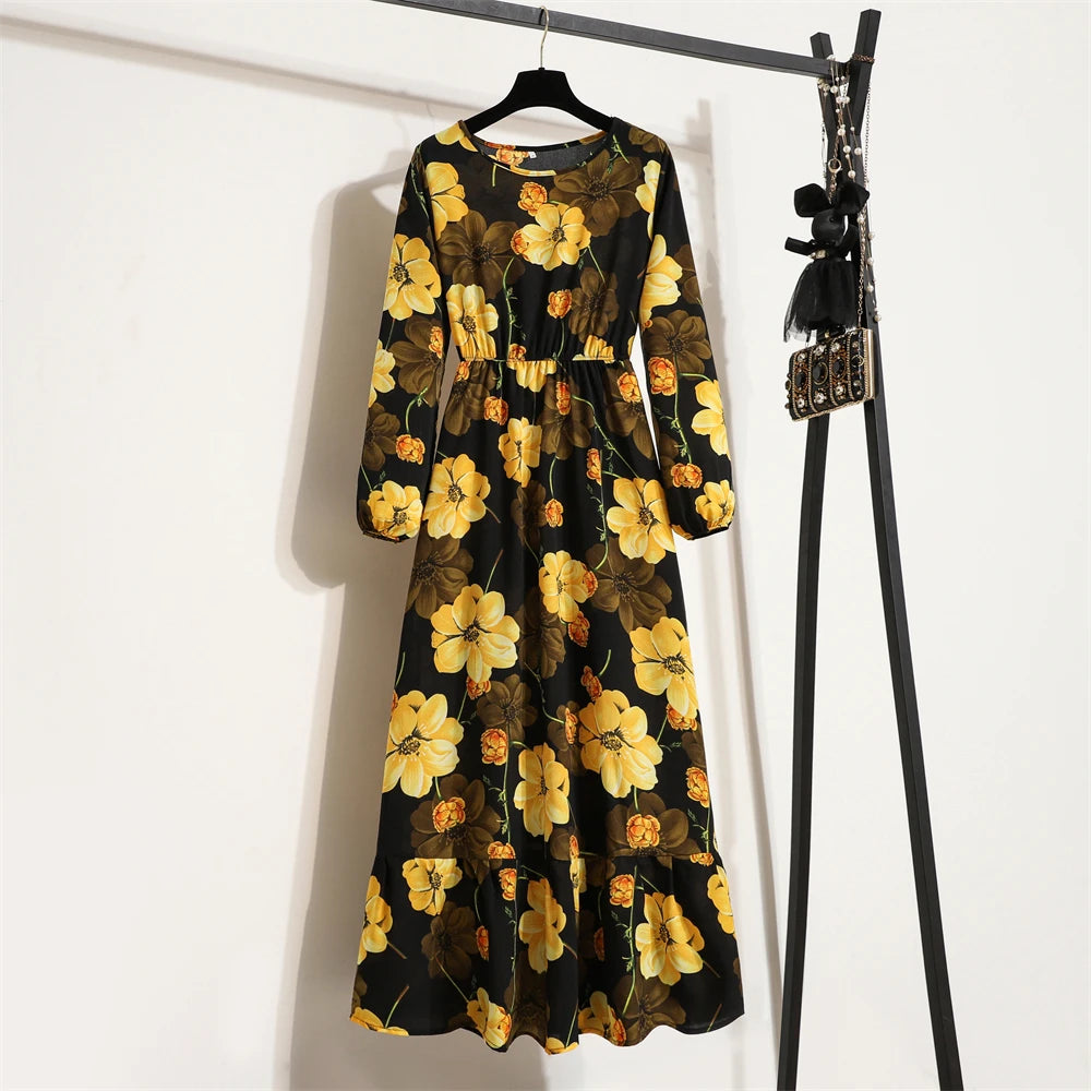 Raisa | Women’s Floral Dress with Button Front