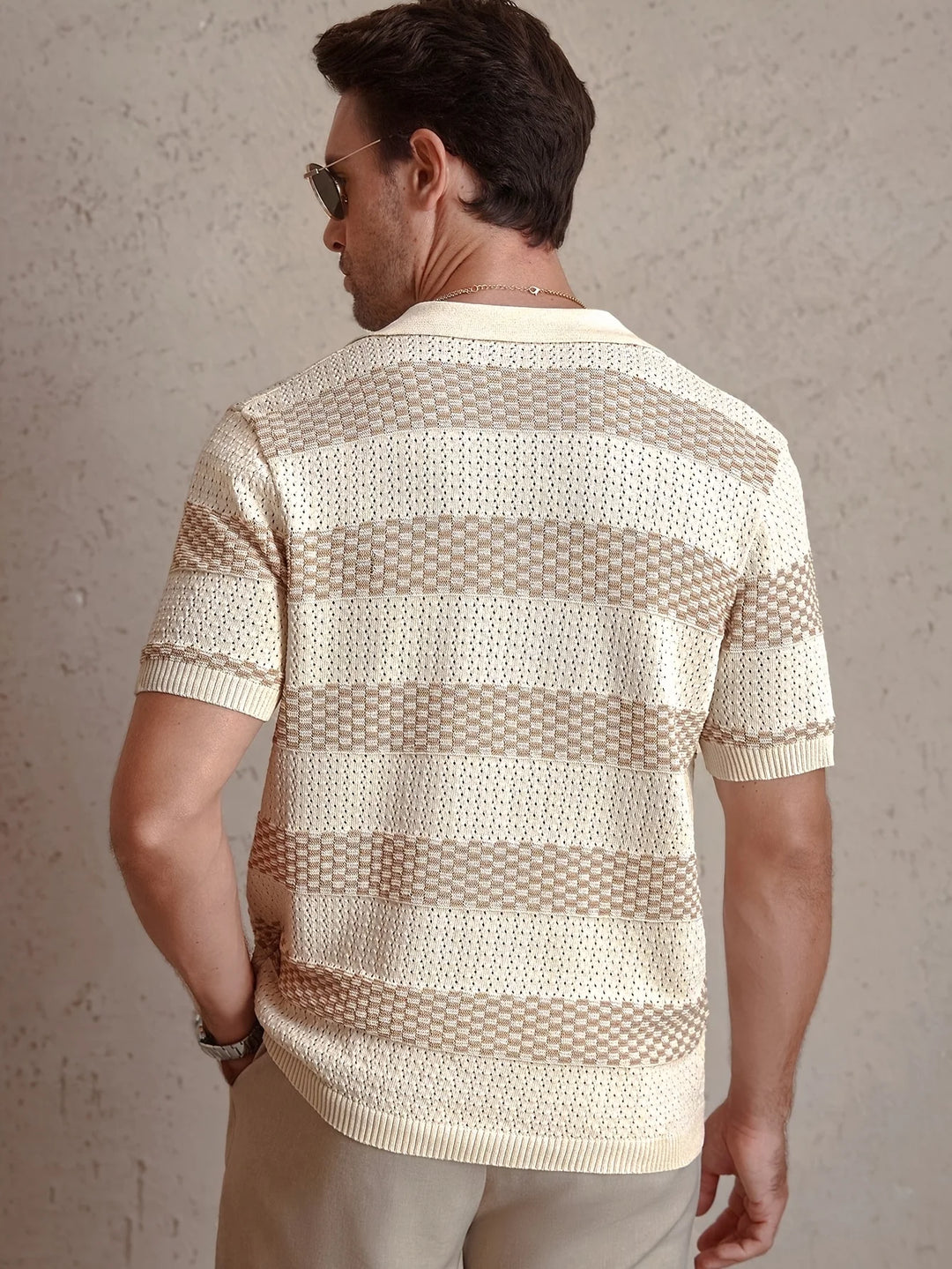 Orlando | Men’s Polo Shirt featuring a Striped Pattern