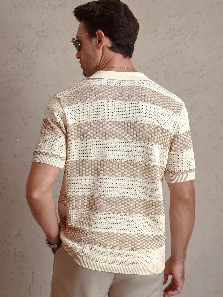 Orlando | Men’s Polo Shirt featuring a Striped Pattern