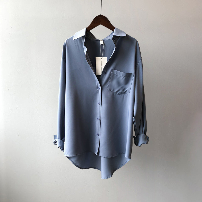Sophia | Women’s Shirt featuring a Curved Hem