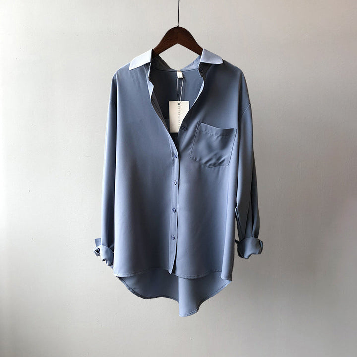 Sophia | Women’s Shirt featuring a Curved Hem
