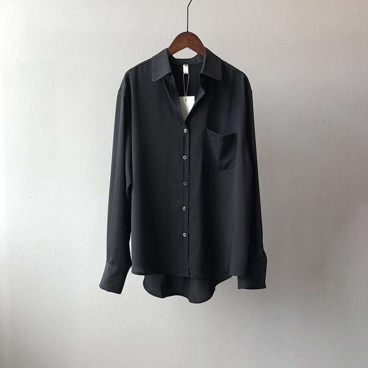 Sophia | Women’s Shirt featuring a Curved Hem