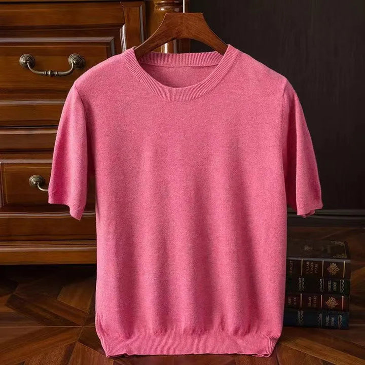 Cedric | Men’s Short Sleeve Top with Crew Neckline