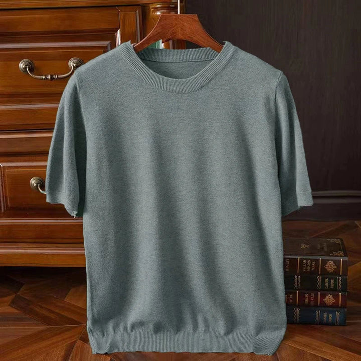 Cedric | Men’s Short Sleeve Top with Crew Neckline