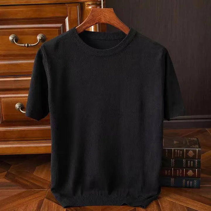 Cedric | Men’s Short Sleeve Top with Crew Neckline