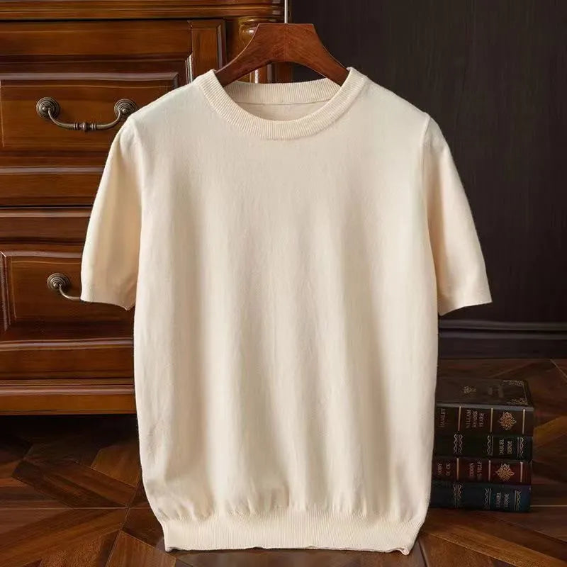 Cedric | Men’s Short Sleeve Top with Crew Neckline