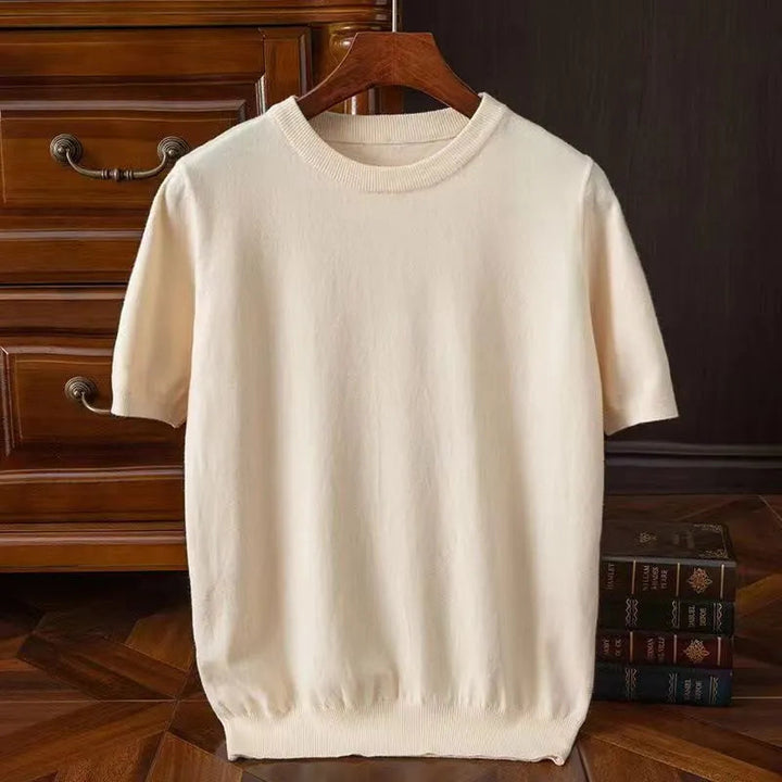 Cedric | Men’s Short Sleeve Top with Crew Neckline